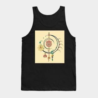 Vintage Geometry Ornament Tank Top